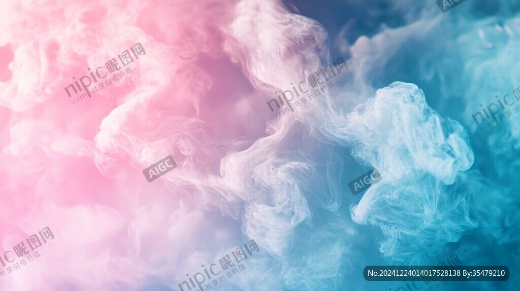 多色煙霧艷麗圖案背景