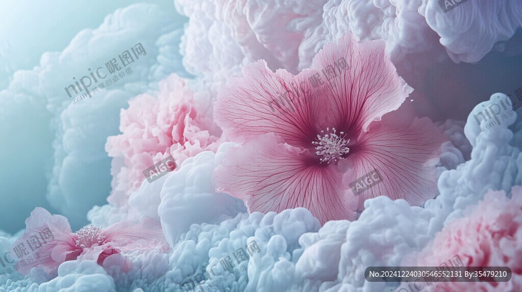 漸變風(fēng)花朵