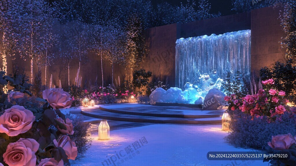 冰雪婚禮舞臺