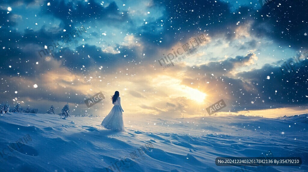 唯美浪漫雪景