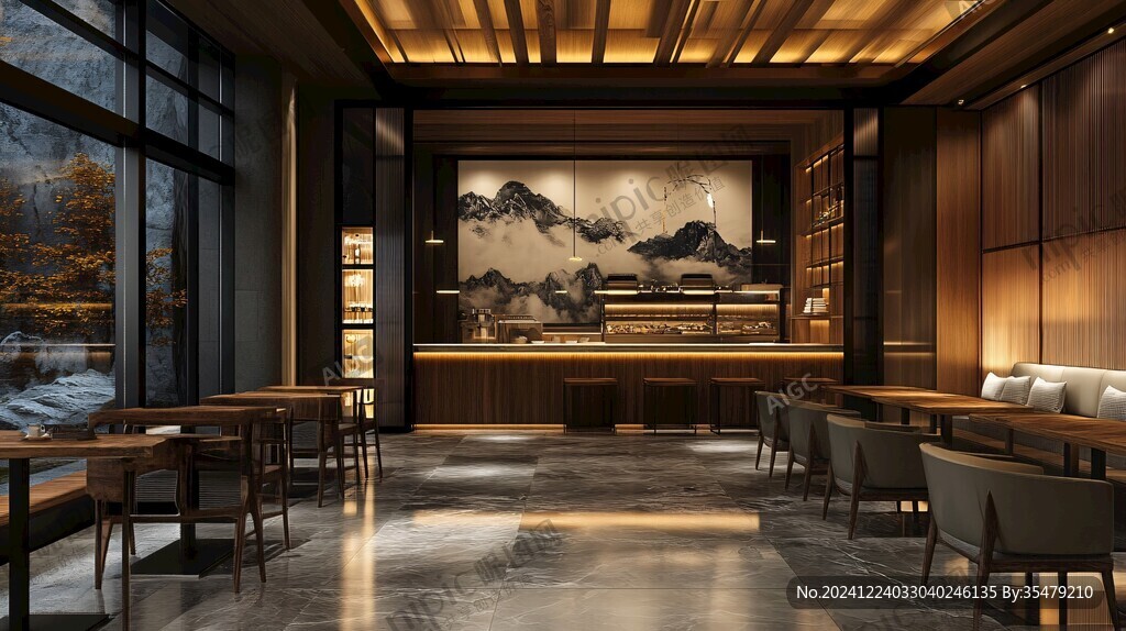 新中式酒店前臺