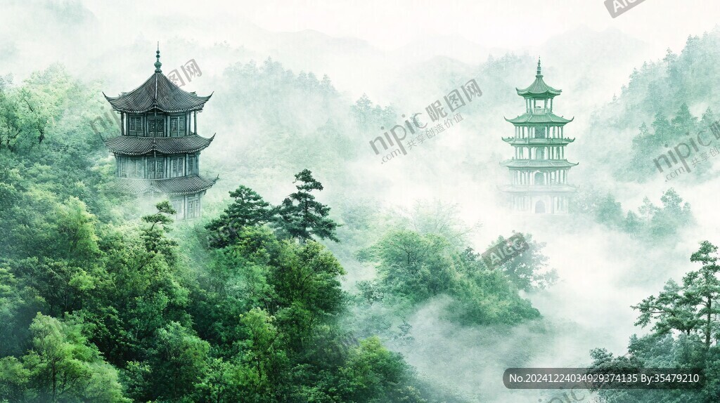 茗陽閣霧景