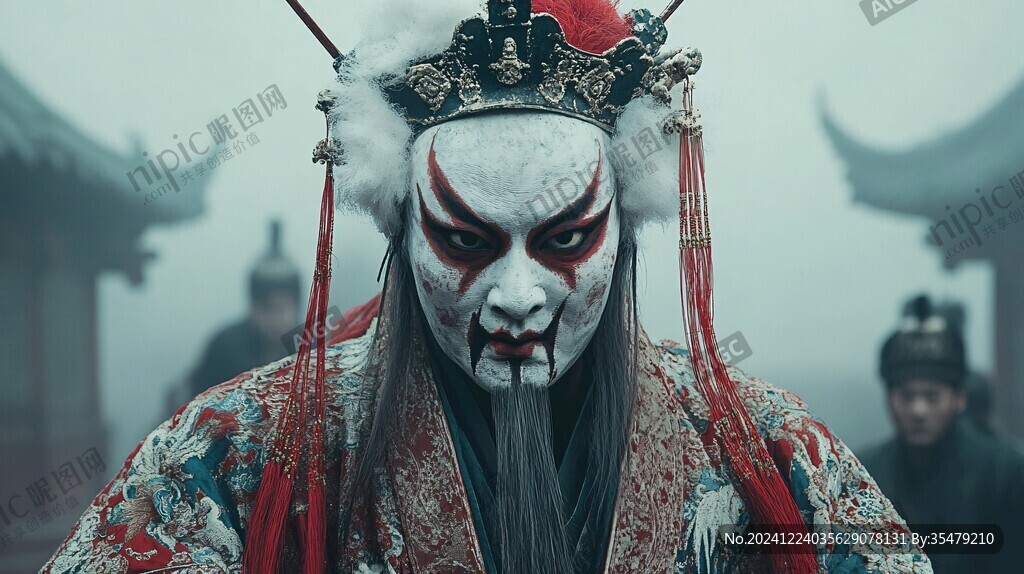 西海龍王臉譜