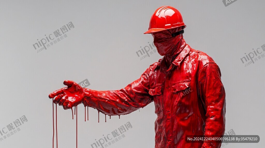 油礦工人雕塑