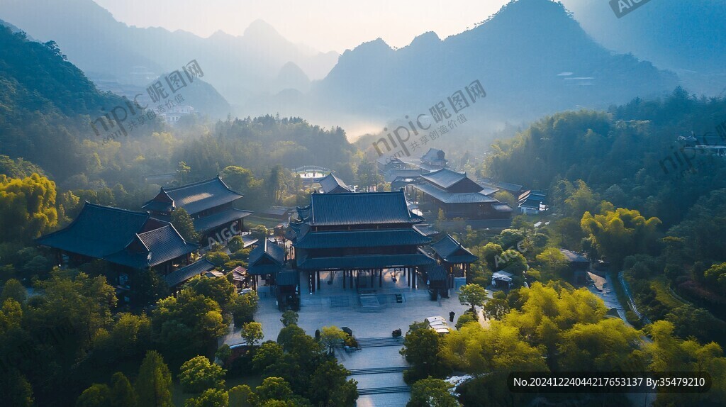 航拍仙海禪院