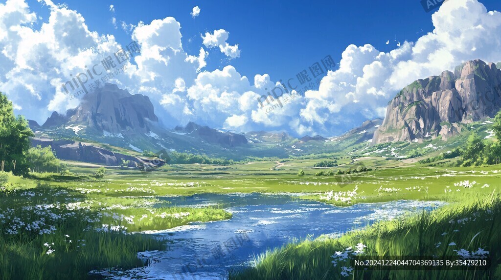 寬屏風(fēng)景畫