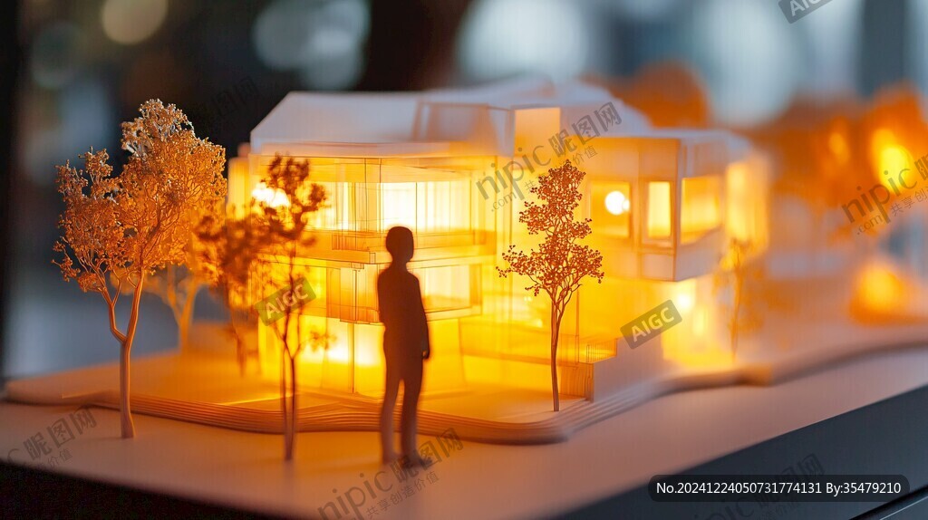 住宅立本模型