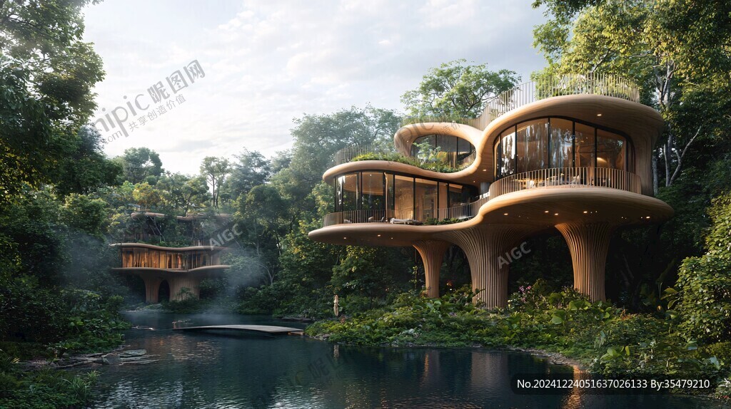 懸浮森林式建筑