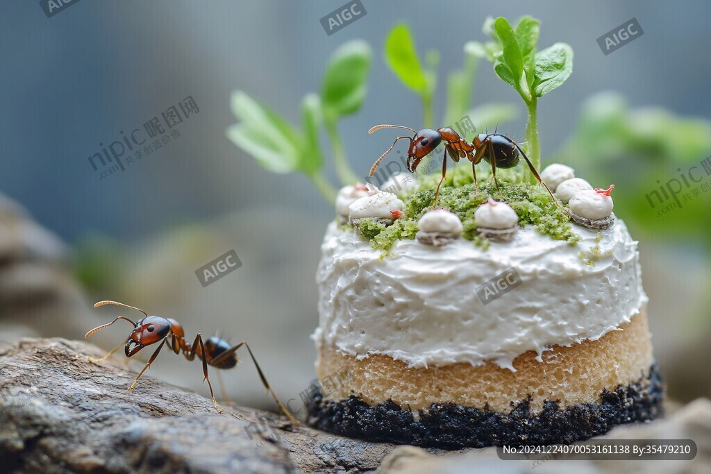 螞蟻搬食物