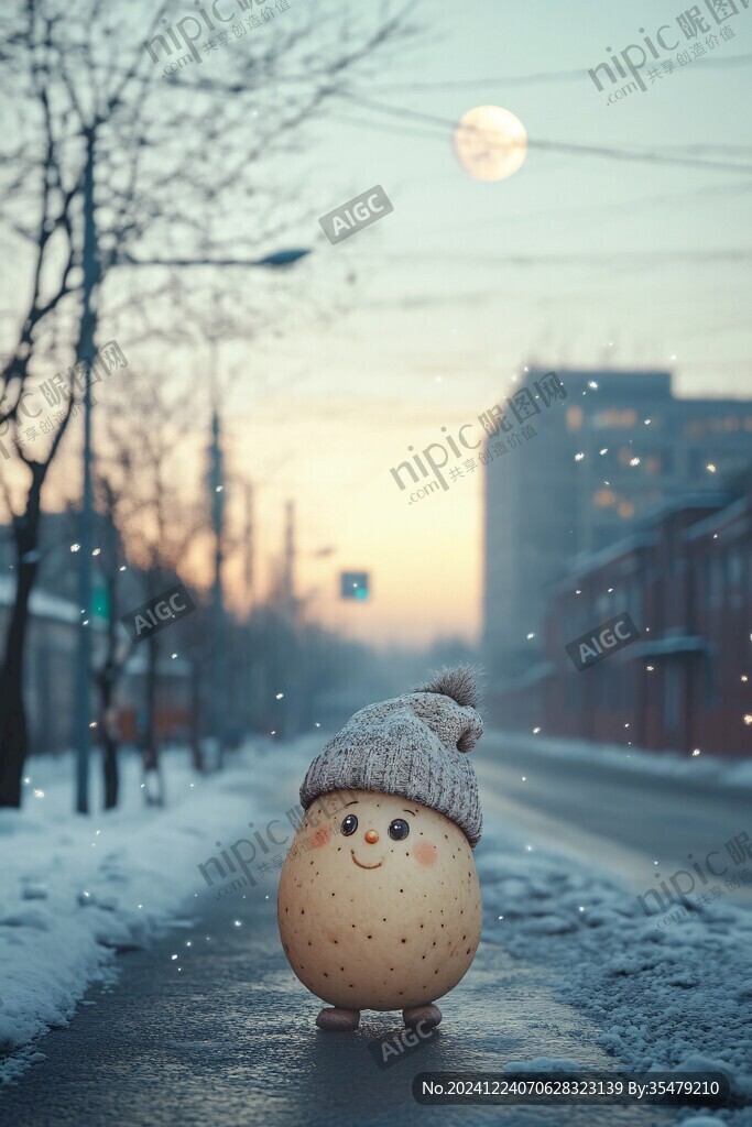 雪包雪饅頭光影