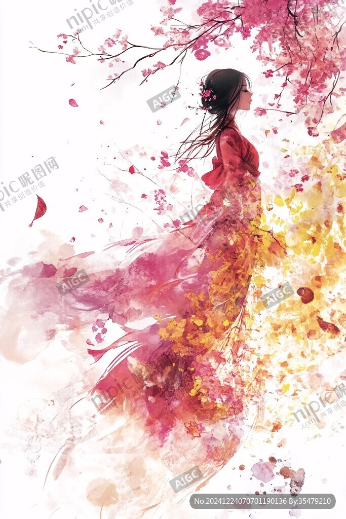 古風(fēng)美女背影古風(fēng)少女