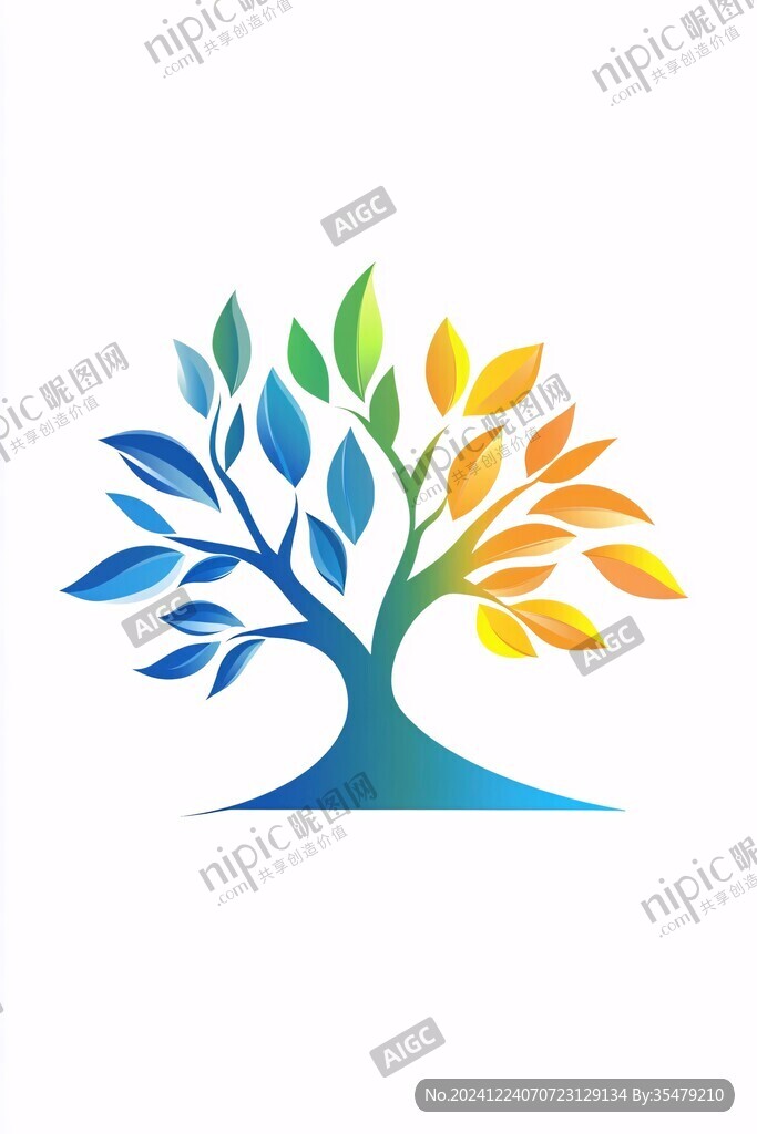 彩色樹logo