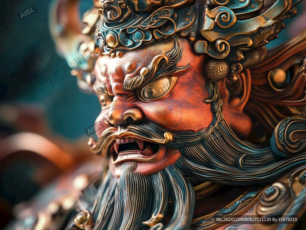 騰云駕霧仙人局部特寫