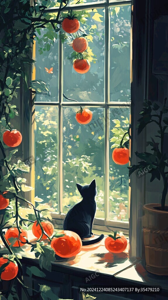 砂糖橘插畫