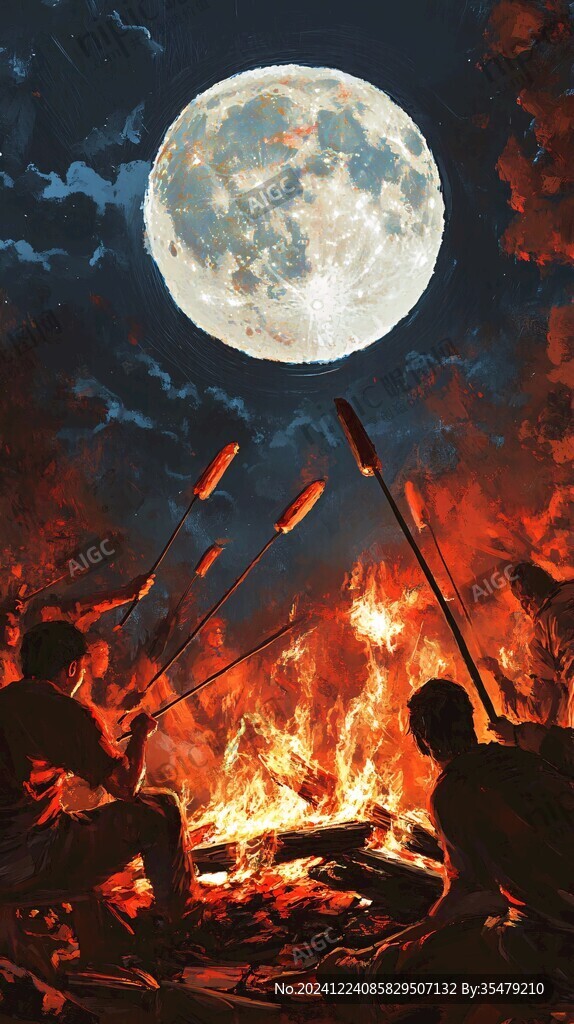 火把節(jié)插畫