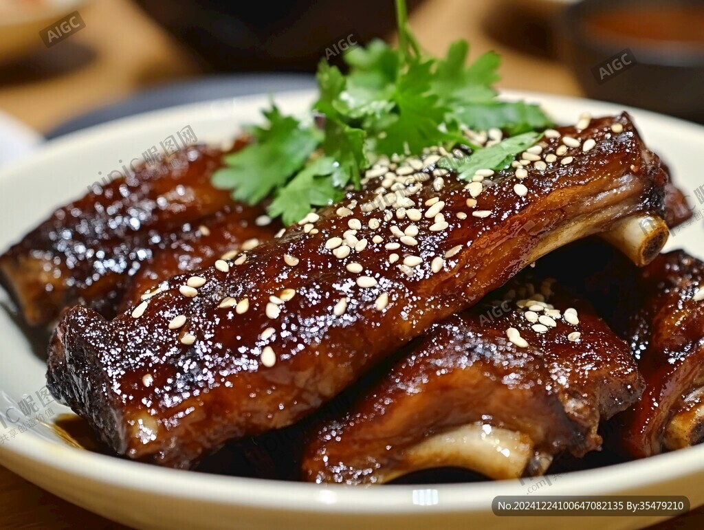 大碗醬汁排骨