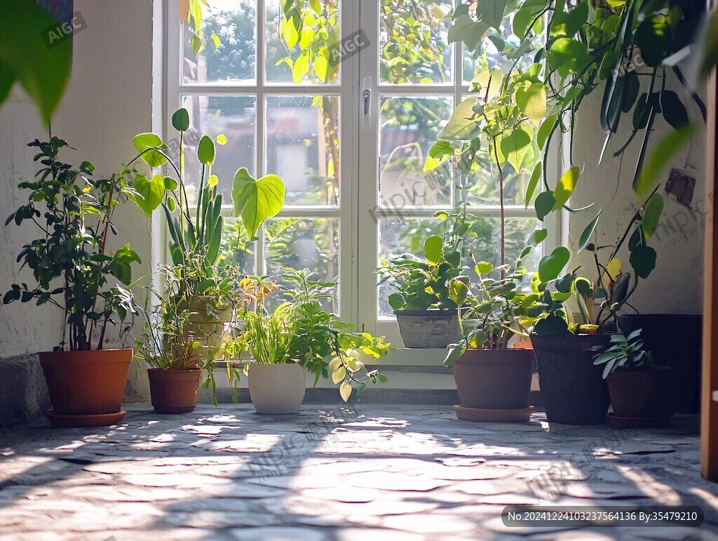 陽光植物窗臺小綠植