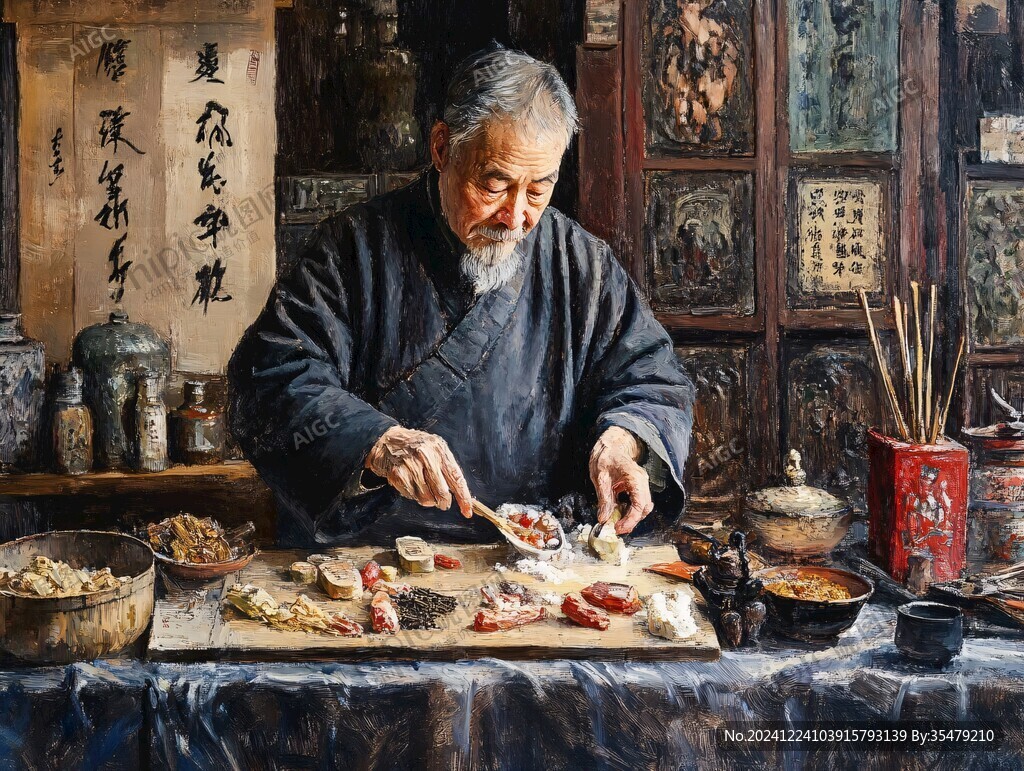 雕漆工匠張成蠟像