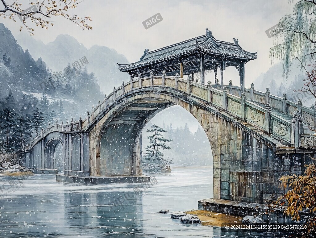 古橋插畫