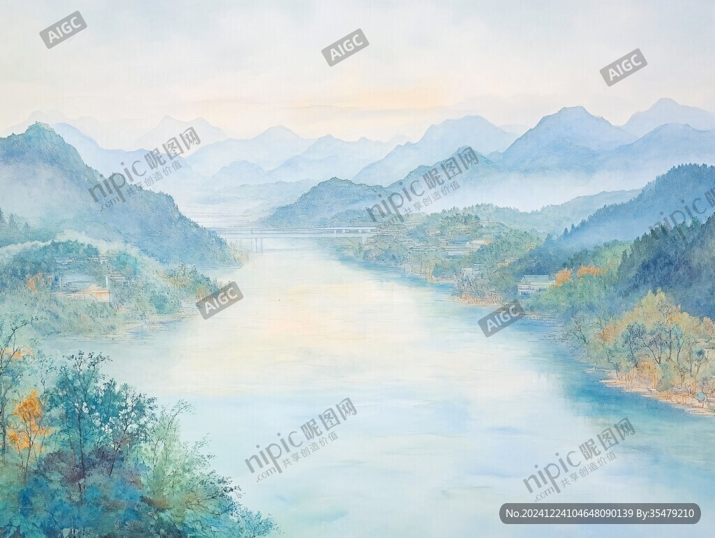 千島湖畫