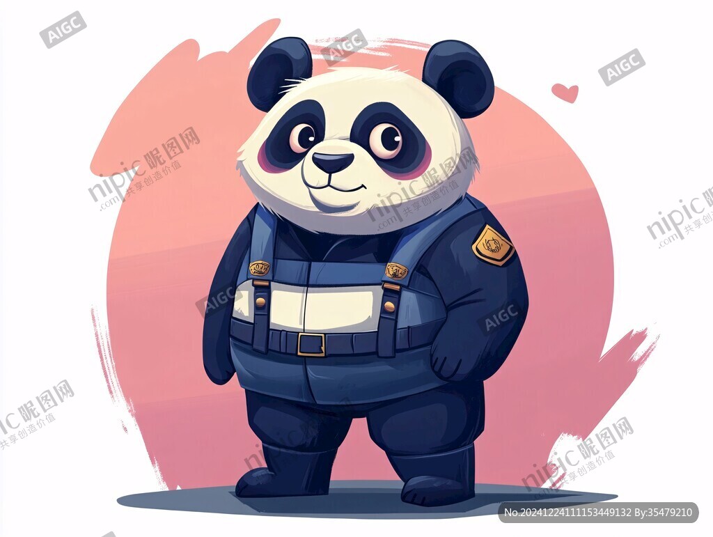 原創(chuàng)卡通熊貓卡通形象