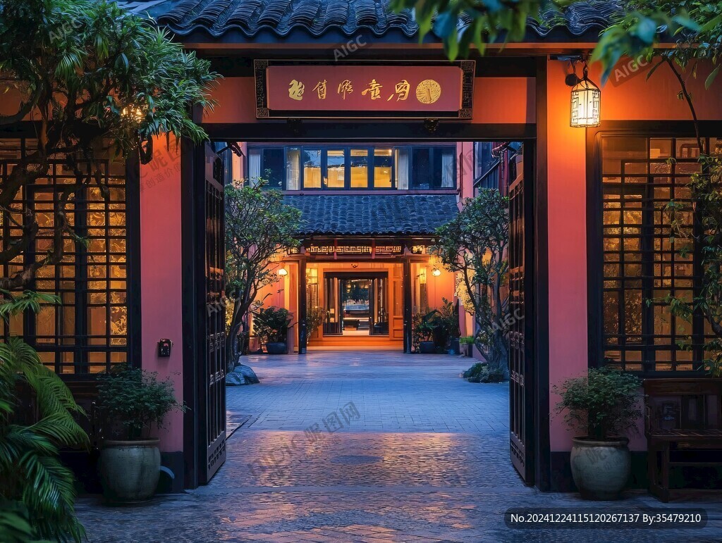 民宿酒店大門(mén)