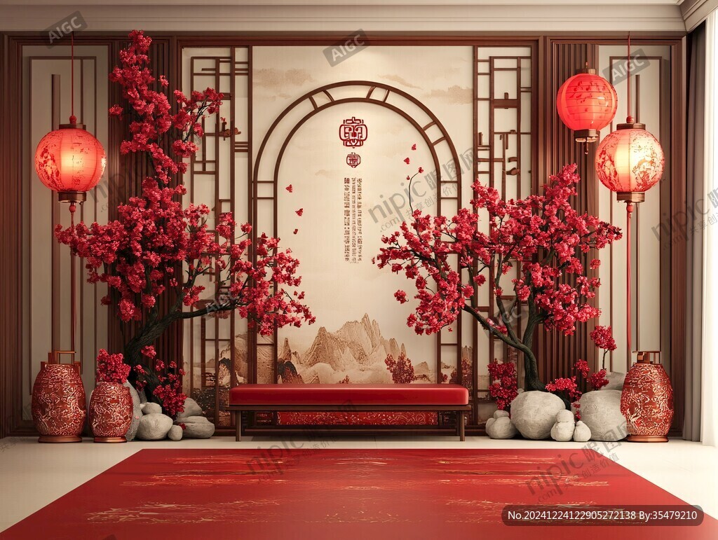 中式合影區(qū)留影區(qū)