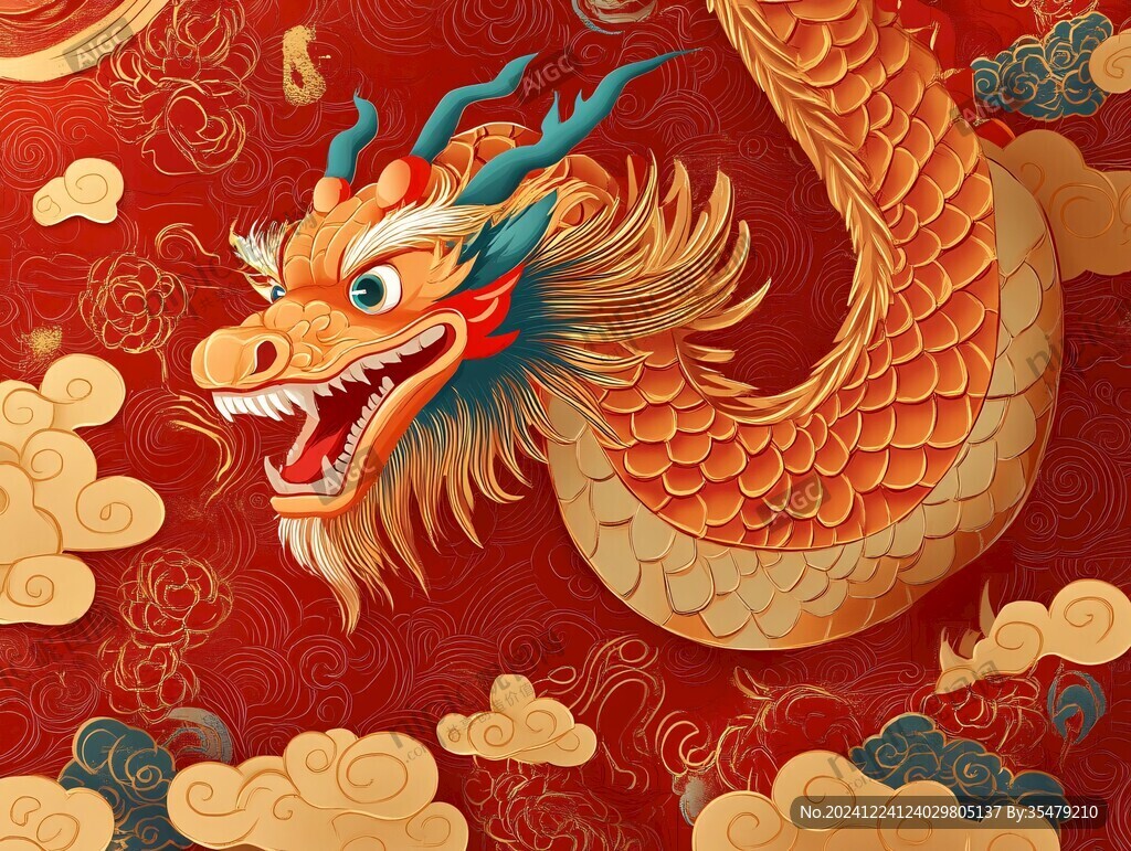 龍年包裝插畫(huà)