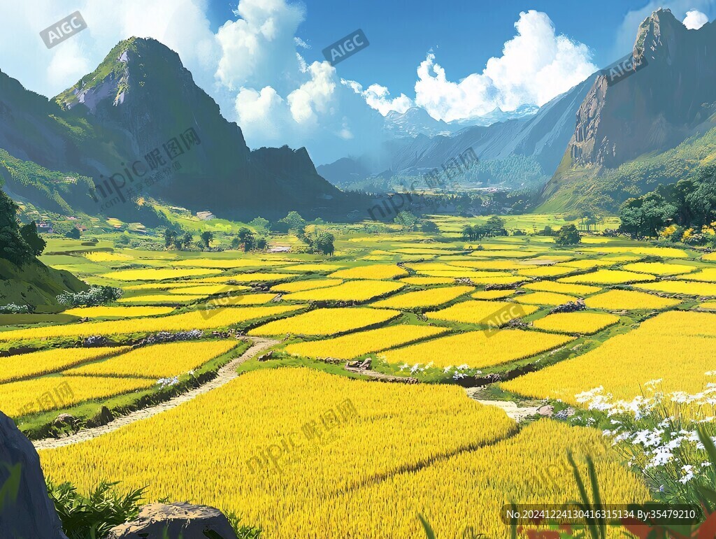 稻田大場景