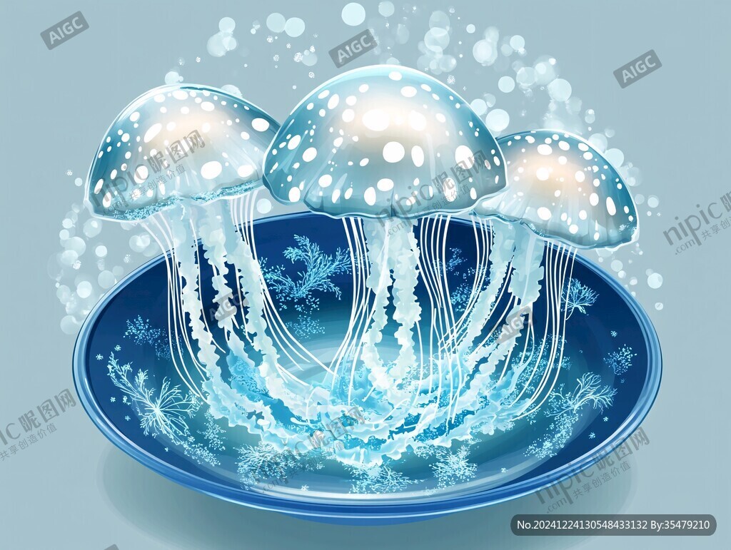 海蜇插畫(huà)