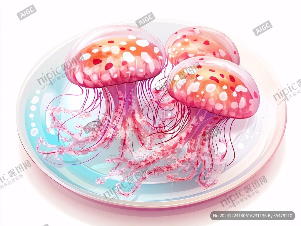 海鮮菇手繪
