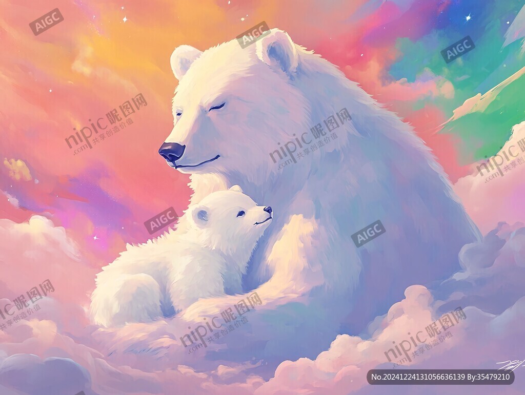 白熊插畫
