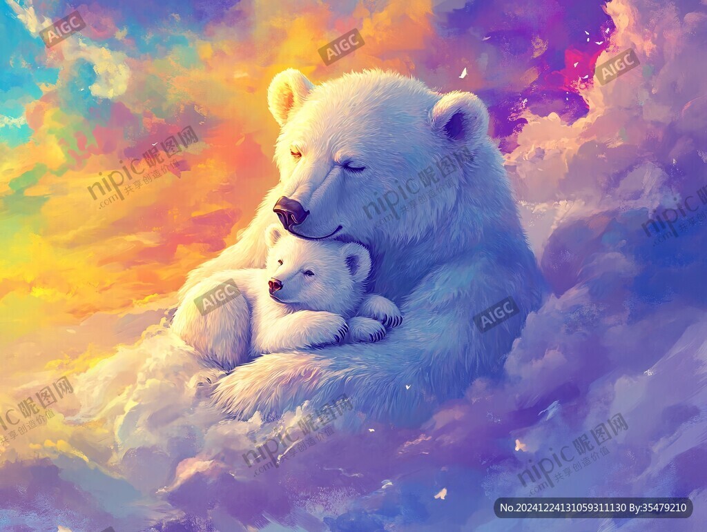 白熊插畫