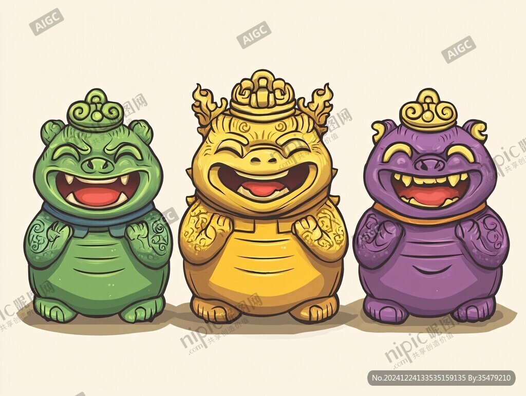 金蟾吉祥物