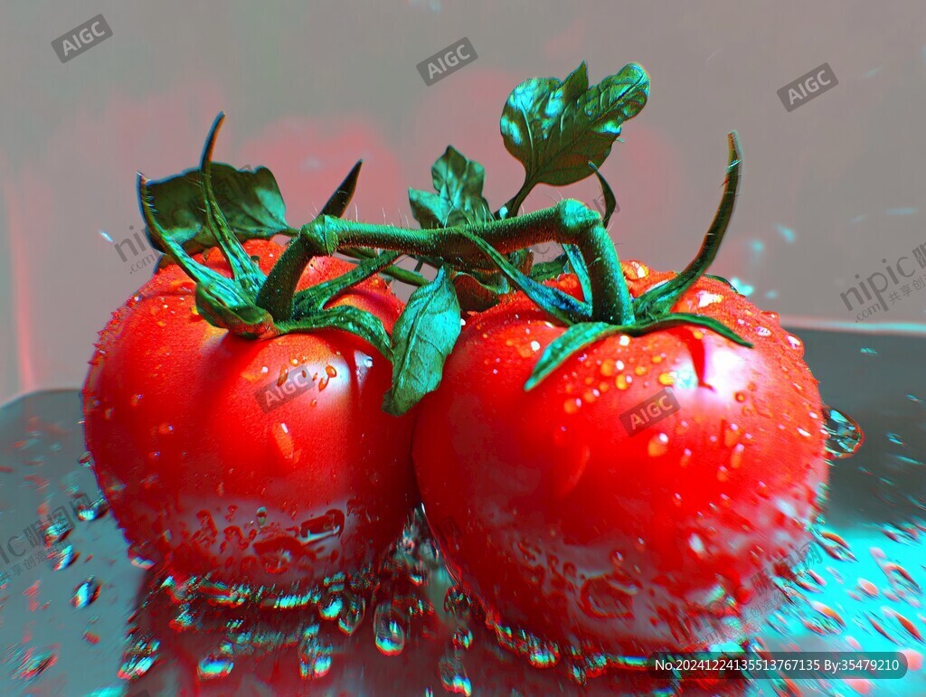 西紅柿露珠