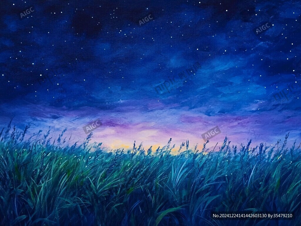 黑夜的草地