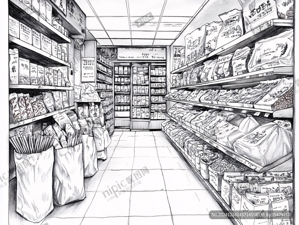 便利店內(nèi)景