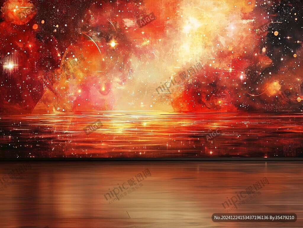 唯美宇宙會議背景