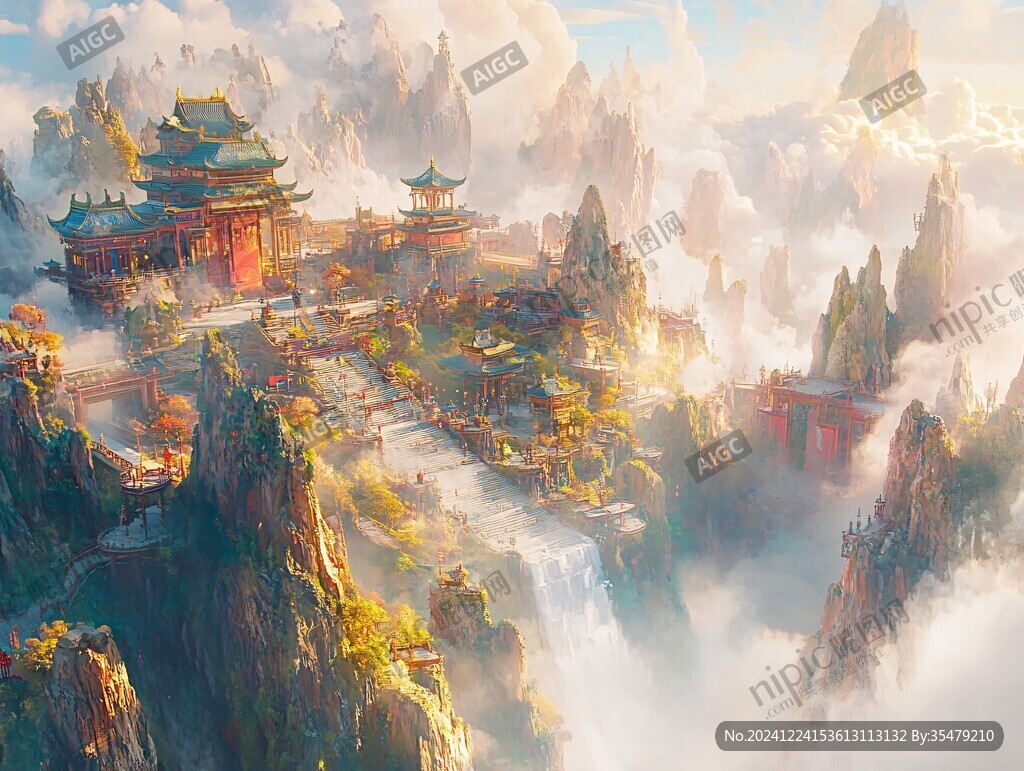 古風(fēng)仙境天上宮闕