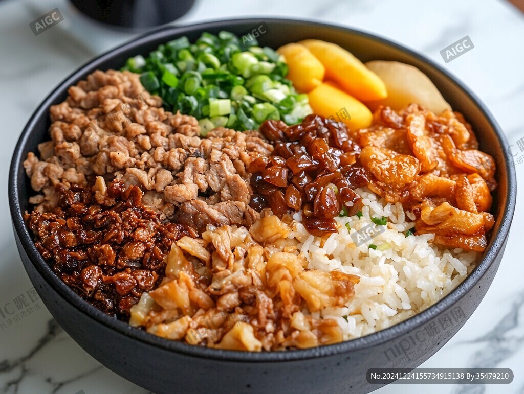 鹵肉桶飯