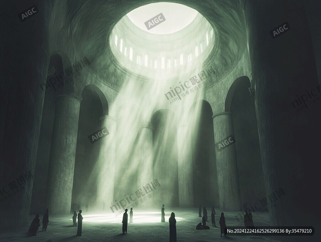 神秘的神殿