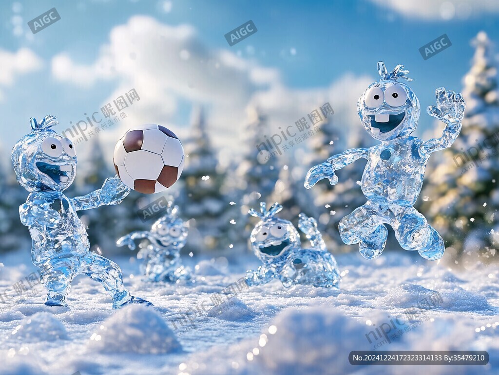 3d冰雪主題設計