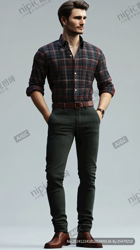 男模特男裝服裝