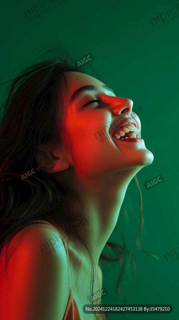 美女人物側(cè)臉