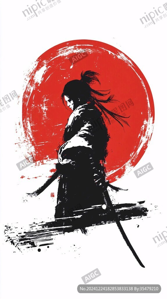 武士形象設(shè)計(jì)