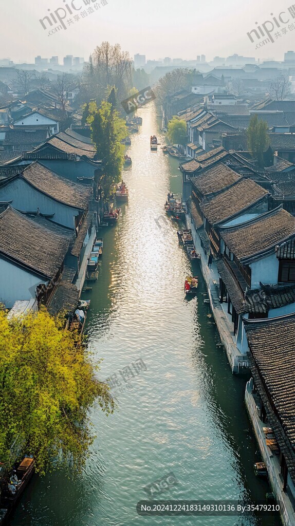 古運河航拍