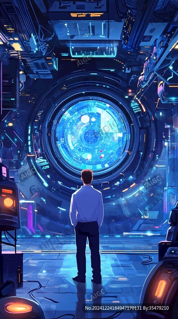 科幻插畫風