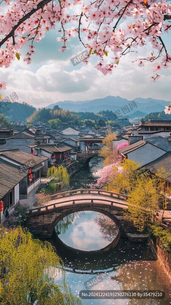 唯美古鎮(zhèn)風光