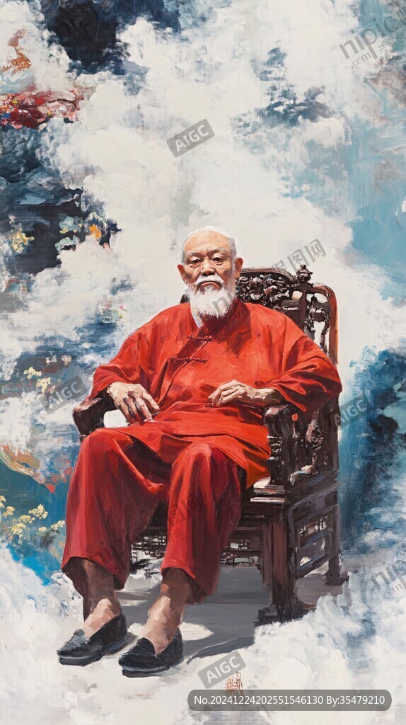 張大千素材
