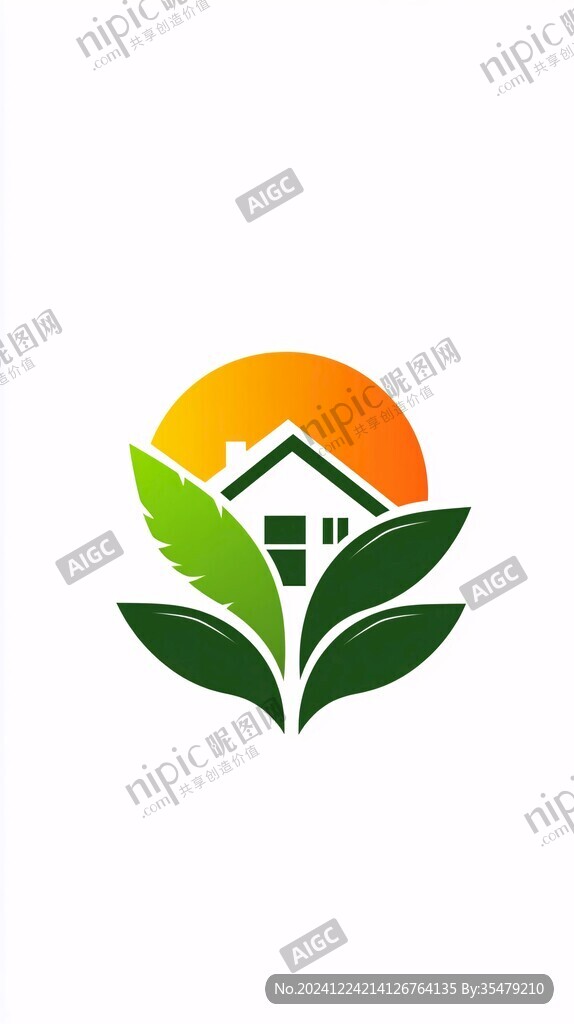 綠葉房屋logo